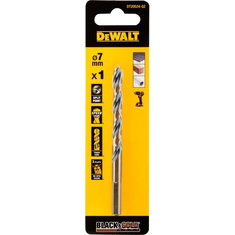 Foret HSS DeWALT Foret torsadé 7mm ( Prix pour 1 )