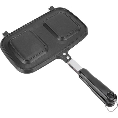 Doppelseitige, antihaftbeschichtete Bratpfanne aus Aluminiumguss für die Küche (1/5)