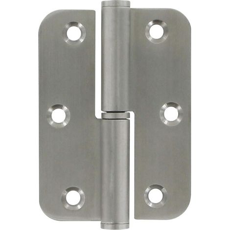 Itar – Paumelle plate pour meuble – Largeur 65 mm – Pour portes s'ouvrant vers la droite – Fixations non incluses