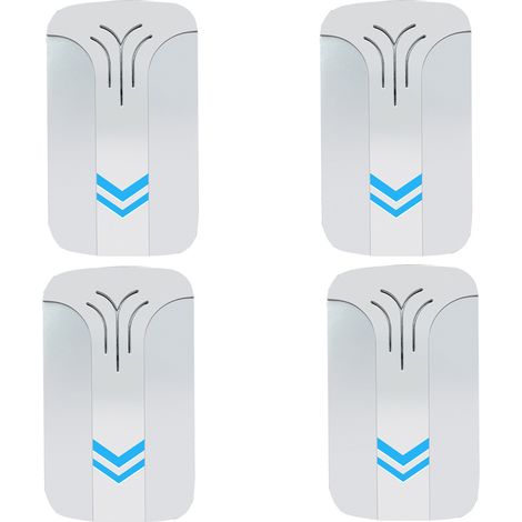 Ultraschall-Mückenabwehrgerät, 4er-Pack, elektronisch, Insektenschutzmittel, für den Innenbereich, wehrt Mücken, Mäuse und Spinnen ab (1/5)