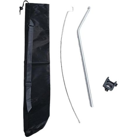 Lampe de Camping Portable Suspendue en Aluminium Détachable en Aluminium Alliage Extérieur Stand Suspendu Argent Argent (1/5)