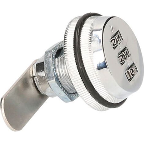 XT20 Zinc Alloy Combination Cam Lock with Password Code, 3 Digit Rotating Tongue for Security of Cabinet, Drawer, Cupboard, Closet Box (1/5)