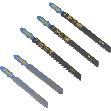 Stichsägeblätter Irwin iw1014504 5 Stück HCS HSS