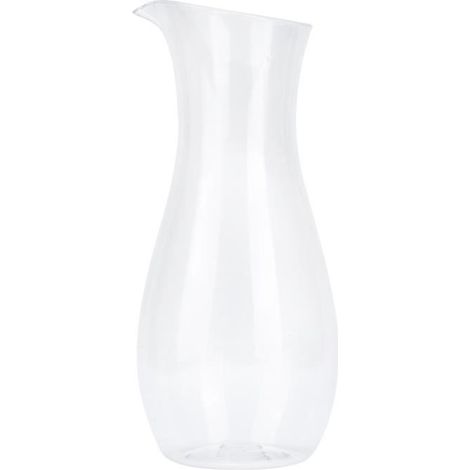 1 Carafe à vin, Acrylique transparent, Bec anti-goutte, Design ergonomique, Pour maison et bar, 1100cc (1/5)