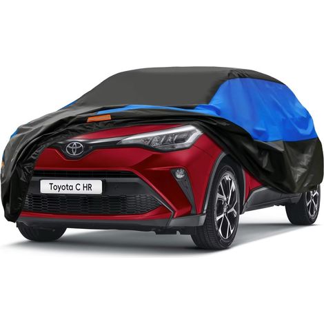 Bâche Voiture Exterieur Respirante, Compatible avec Toyota C-HR(2016-2024) Housse de Protection Voiture Extérieur, Toutes Saisons Peuvent Tout Gérer Contre Pluie Soleil Poussière.,Taille pour Toyota C (1/5)