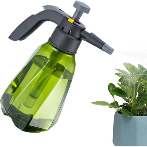 Pulverizador a presión para jardín – bomba de aire manual de 1,5 l, recargable, pulverizador de riego ligero con boquilla ajustable para jardinería y hortalizas. (1/5)