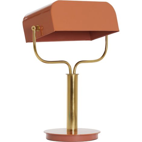 Light & Living - lampe de table - Ayer - orange - métal - lampe
