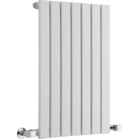 Milano Capri White Horizontal Single Flat Panel Radiator - 635mm x 413mm (1/5)