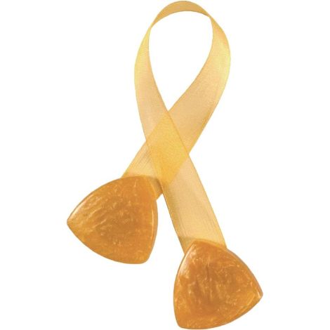VOILA' - COPPIA CALAMITA PER TENDE TRIANGOLO COLORE GIALLO