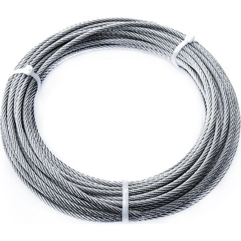 Fune in acciaio Inox 49 fili Ø 2 mm. 10 mt.