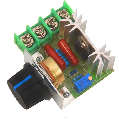 2000W 25A SCR-Drehzahlregler, Drehzahlregler für Wechselstrommotoren, konstante Spannung, hohe Effizienz, hohes Drehmoment, reduzierte Wärme (1/4)