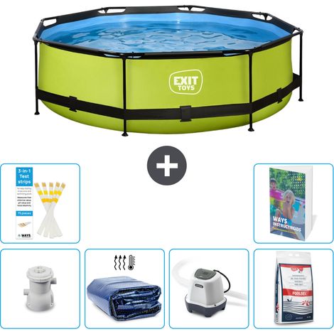 Exit Pool Rund - 300x76 cm - 7-teilig S329