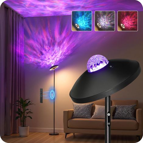 18W, with Swivel Head, Adjustable Color Temperature 3000-6000K, Modern, Black (1/5)