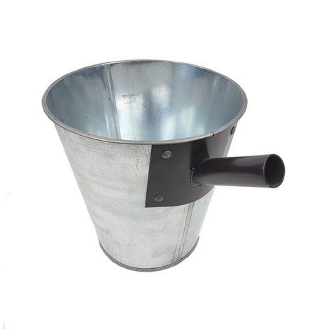 Kerbl Jaucheschpfer verzinkt, Schpfer mit Tülle, 6,5 Liter 24 cm Schpfkelle