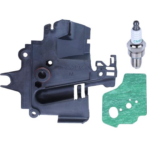 Adefol Capot de moteur et joint de carburateur pour Honda GX35 GX35NT HHT35S Tondeuse à gazon Pièces de rechange avec bougie pour 19631-Z0Z-010 (1/5)