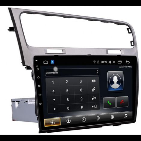 AUTORADIO ANDROID 10 10" GPS VOLKSWAGEN GOLF 7 - CONTOUR GRIS (1/2)