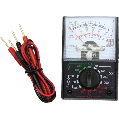 Mini multimètre électrique MF-110A AC/DC (ohmmètre, voltmètre, ampèremètre, multimètre multifonction)-AquaForge