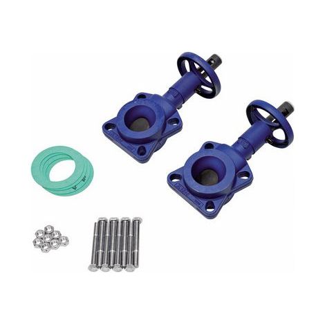Hydr. Absperrset DN100 (2x)  - 8738807773 von Buderus