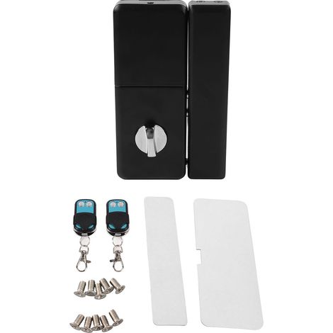 Serrure de porte d'entrée sans clé en alliage d'aluminium, système de contrôle d'accès électronique intelligent à télécommande pour porte en bois ou en fer, verrou de sécurité électronique pour porte  (1/5)