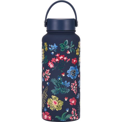 Gourde Isotherme Femme 2025 1L Grande Capacité Sport Portable Poignée Large Ouverture Impression (1/5)