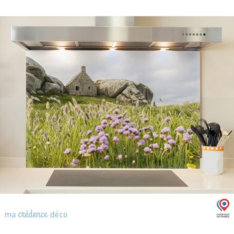 Fond de hotte : Kerlouan Meneham - Verre trempé - 90 cm - 60 cm (1/5)