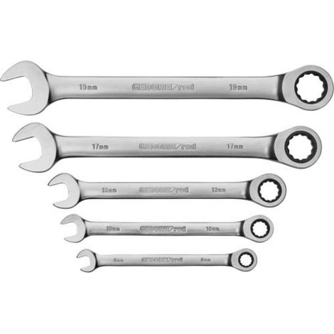 Gedore RED 3300849 R07105005 Kit chiavi combinate 5 parti Misura (metrica) 07 - 29 mm (1/5)