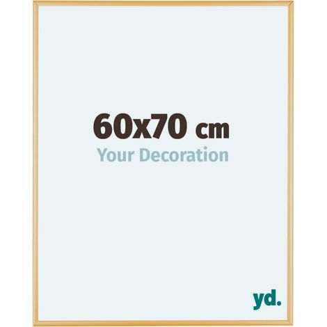yd. - Cadre photo 60x70 - Or Vintage - Aluminium - Kent (1/5)