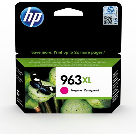 HP Cartuccia di Inchiostro Magenta Originale 963XL ad Alta Capacità