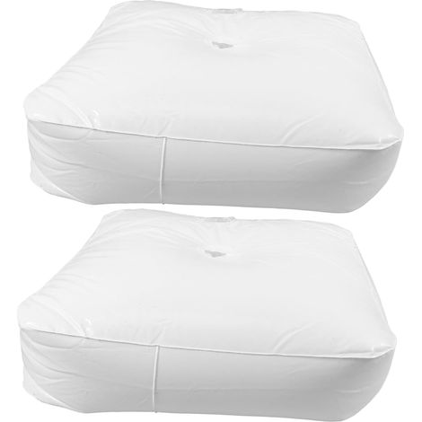 2 Sacs De Poids D'Eau Carrés 11.02X11.02X3.15 in Base Remplissable Pour Support D'Arche De Ballon Colonne De Ballon Mariage Anniversaire Fête (1/5)