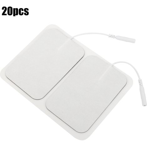 20 Électrodes de Physiothérapie 6x9cm en Non-Tissé avec Pins en Silicone pour Récupération Post-Partum (1/5)