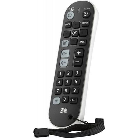 Télécommande universelle - ONE FOR ALL - Zapper + - Compatible toutes marques - Téléviseur décodeur barre de son