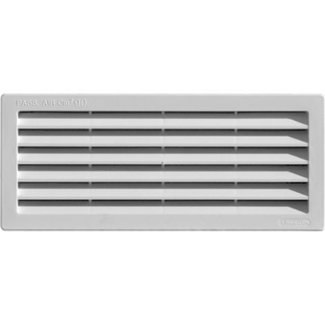 GRIGLIA DA INCASSO CON RETE L. 254 X H. 108 MM Bianco FIRST