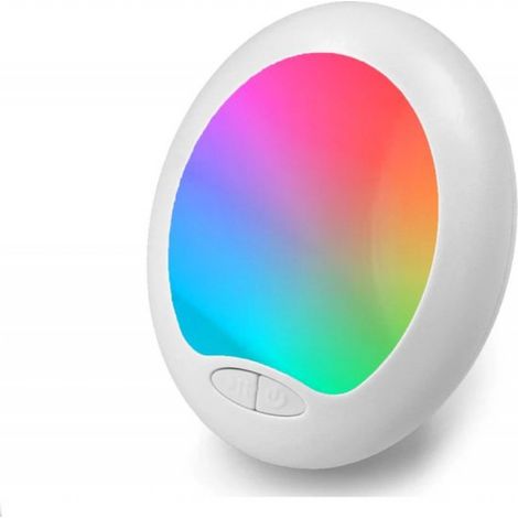 Veilleuse à brancher 7 couleurs - Lumière d'ambiance - Pour enfants et adultes - Changement de couleur automatique (1/5)