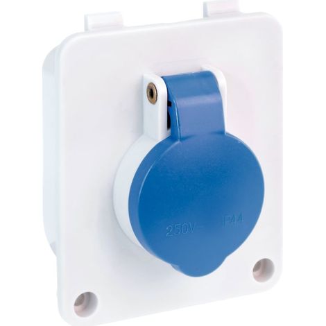 Socle de prise 2P+T 16A IP44 pour coffret de chantier triphasé - Eur'Ohm