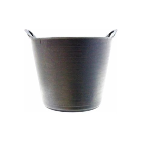 Capazo Agricola 26Lt Polietileno Negro Plasvidavi