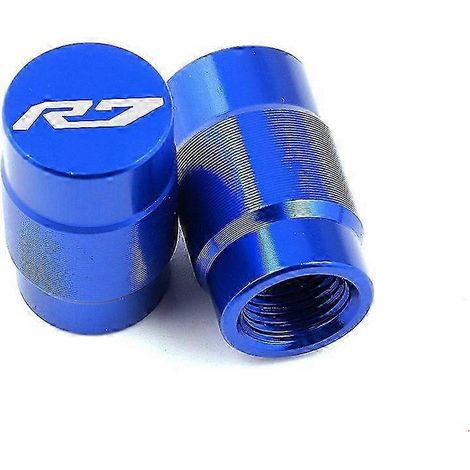 Bouchons de valve de pneu en aluminium CNC LOGO R7 pour moto YAMAHA 2021-2022 (1/5)