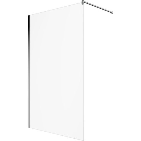 Parete Doccia Walk-in 120 cm  H190 Cristallo Trasparente Golden