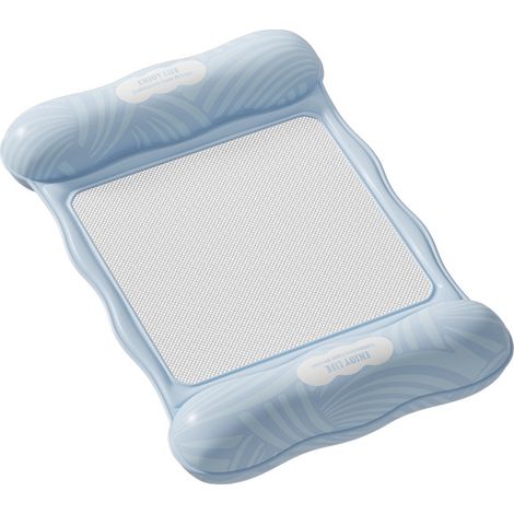 Zweikammer-Salzwasser-Sommer-Schwimminsel, 110×68 cm, aufblasbare PVC-Liege, faltbares Outdoor-Wasserbett, aufblasbare Wasserartikel