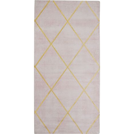 Rug ATIKE Pink 80 x 150 cm Viscose (1/5)