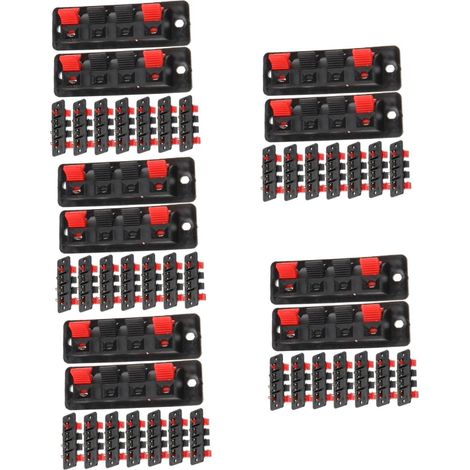 50pièces Connecteurs De Fils Pour Haut-parleurs De Connecteurs à Pression Pour Câbles Audio Et Led Installation Facile Et (1/5)