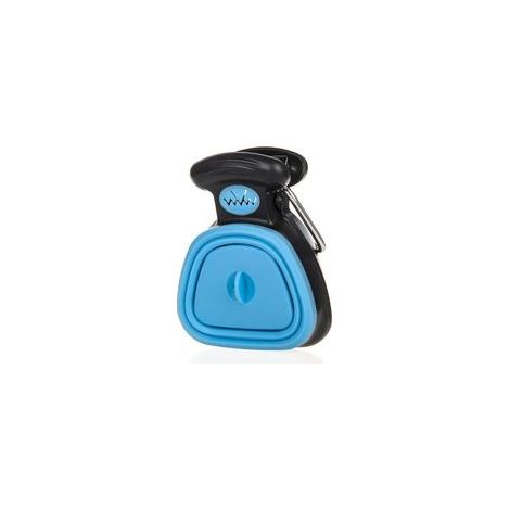 Recogedor de excrementos para perros o gatos (pequeño, azul) - Crezuo