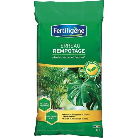 Terreau De Rempotage Sac De 6 Litres - Fertiligène (1/5)