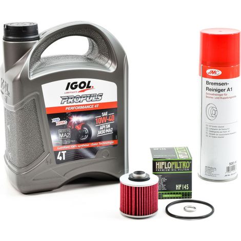 Kit Entretien Vidange Standard pour YAMAHA XV 1100 Virago de 1989 à 1999 - IGOL PROPULS PERFORMANCE 10W40 4L