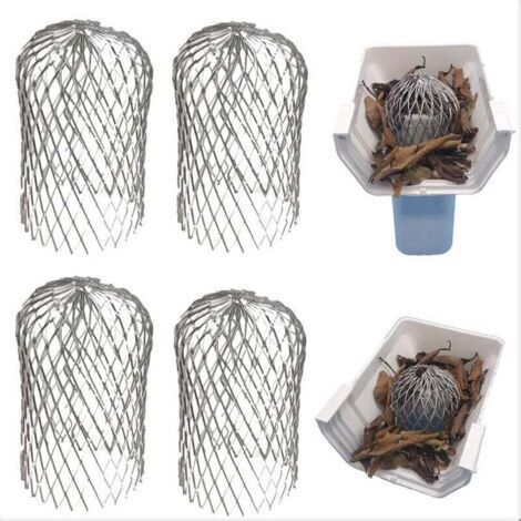 Crépine de gouttière en aluminium 15 cm ajustable – Protection contre débris – Installation facile pour fossés et égouts (1/4)