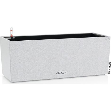 LECHUZA® Blumenkasten BALCONERA Stone 50 Quarzweiß All-in-One (1/7)
