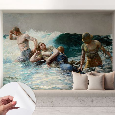 Carta da parati autoadesiva - Fotomurale adesivo - soggiorno moderno - resistente - Battaglia marina 208x146 cm (1/5)