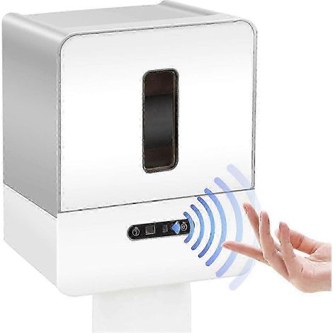 Distributeur de papier toilette intelligent sans contact avec veilleuse et port USB (1/5)