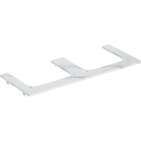 Geberit ONE placa de lavabo, doble recorte, para lavabo sobre