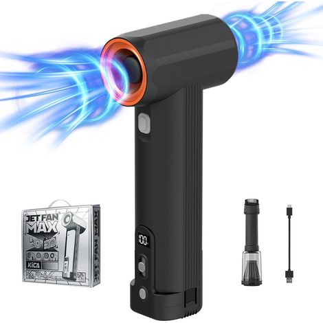 Souffleurs de Feuilles sans Fil,Aspirateur souffleur léger avec Batterie Amovible 4000mAh6S (1/5)
