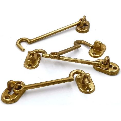 GANCIO GPB RIGIDO OTTONE LUCIDO Lunghezza 100 mm (1/3)